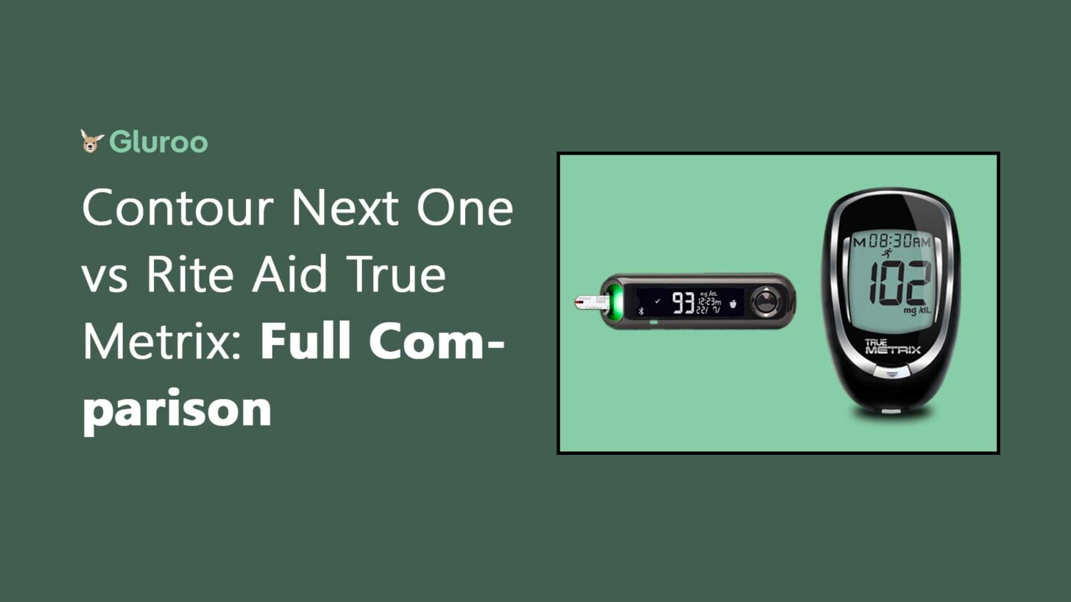 Contour Next One VS Rite Aid True Metrix Full Comparison